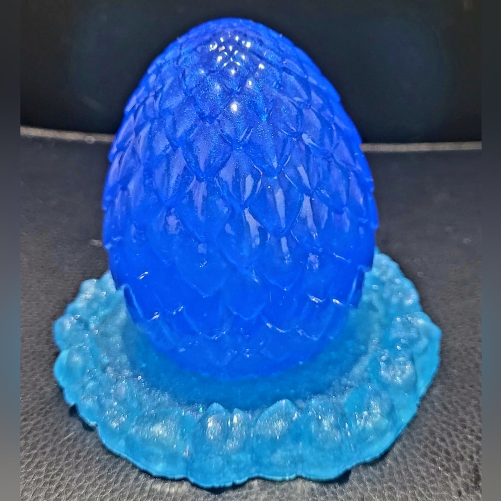 Handmade Resin Dragon Egg in nest - Picture 5 of 12